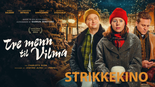 strikkekino tre menn til vilma